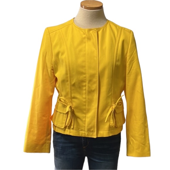 Burberry London Evening Jacket, Yellow, size 12 - Picture 4 of 15